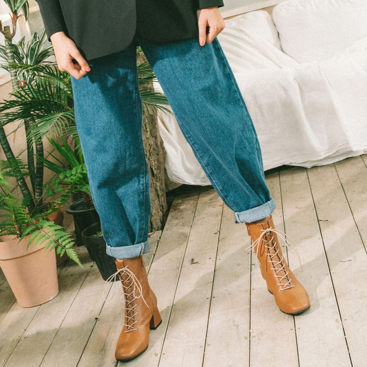 케리제이드(KERRIJADE) LACE-UP BOOTS_CM