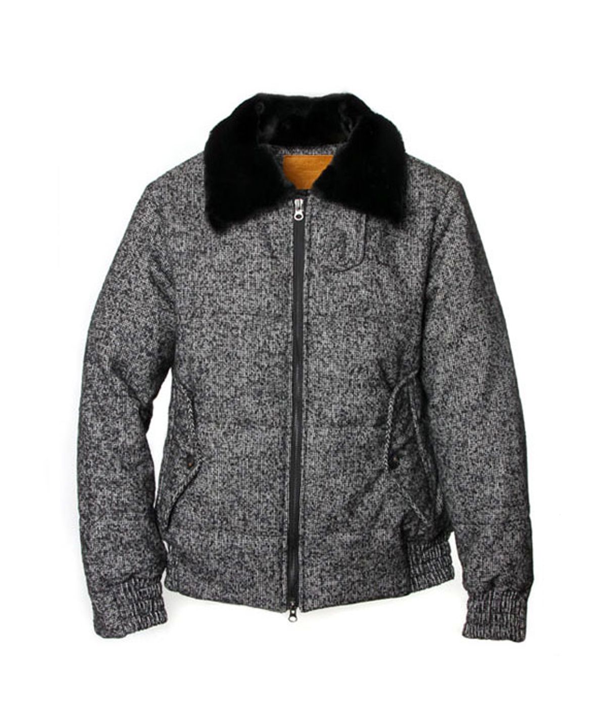 언티지(UNTAGE) UTO-FB21 울 모직 패딩 항공 점퍼[black/grey/navy(UNISEX)]