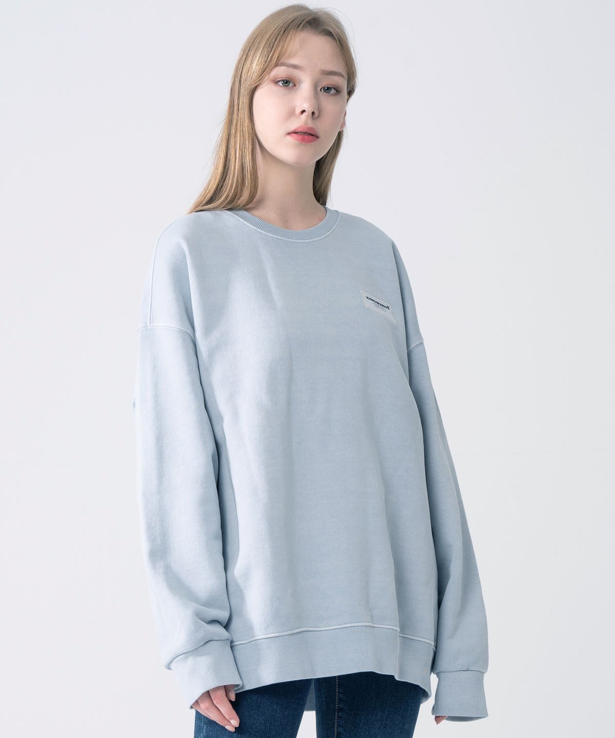 아이코노그라피(ICONOGRAPHY) PIGMENT HEAVY COTTON  LABEL ART RSBL