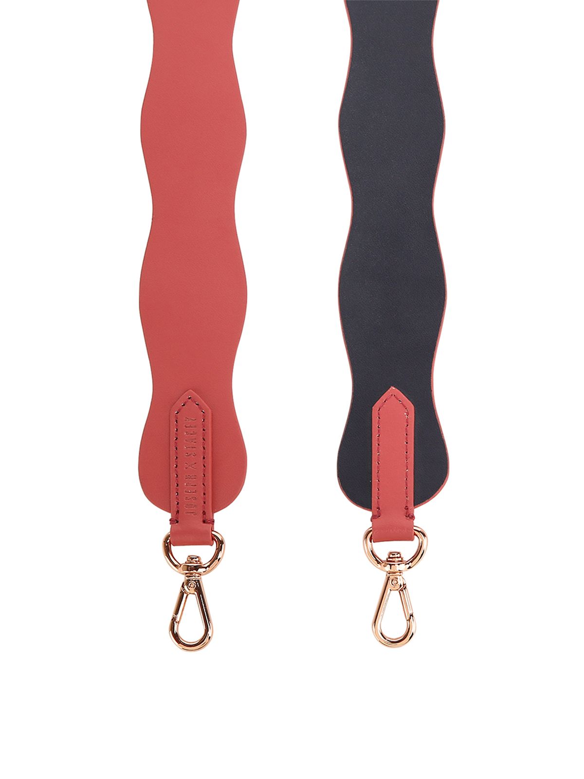 조셉앤스테이시(JOSEPH&STACEY) Wave Leather Strap Mineral Red