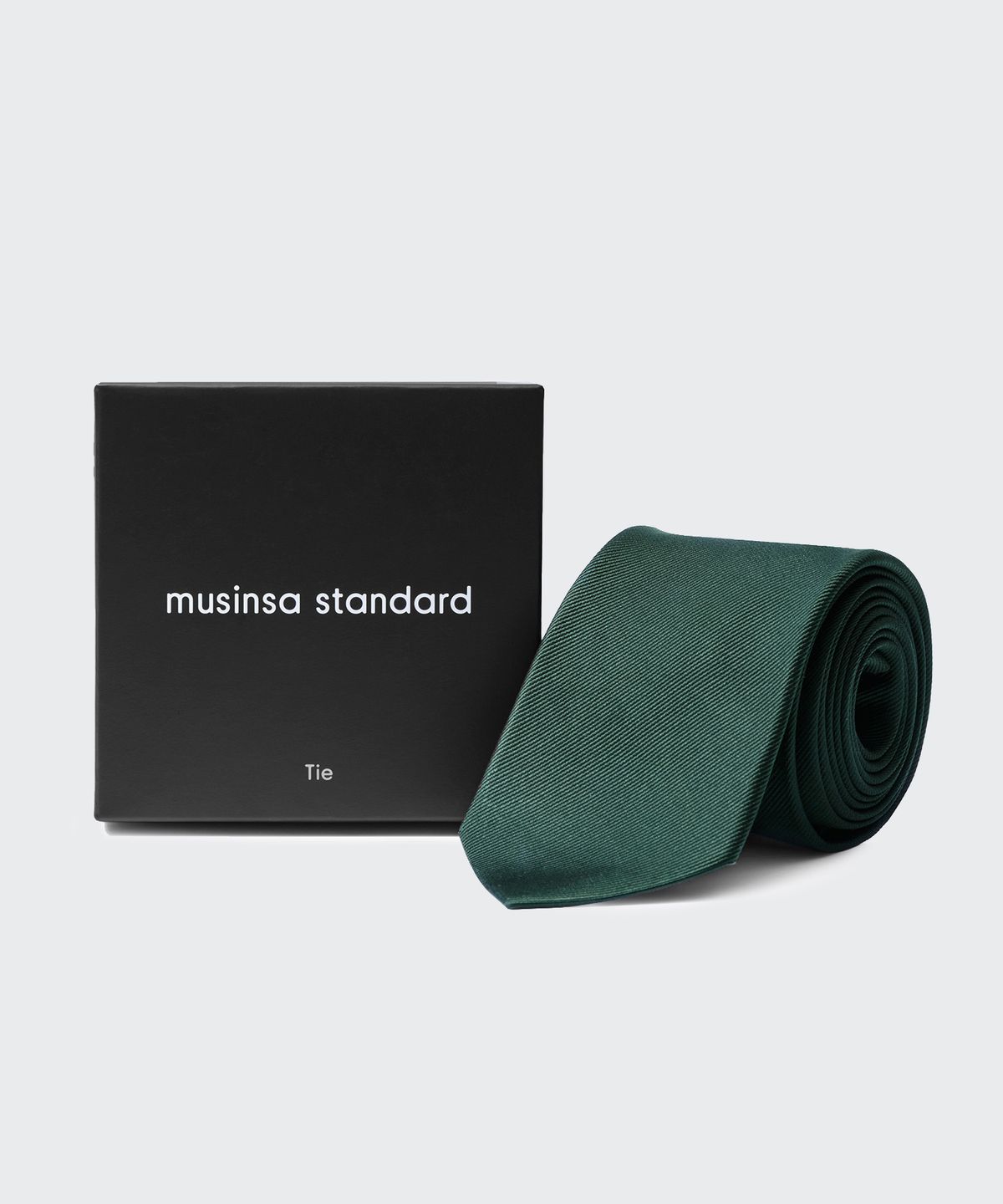무신사 스탠다드(MUSINSA STANDARD) 실크 솔리드 넥타이 [그린]