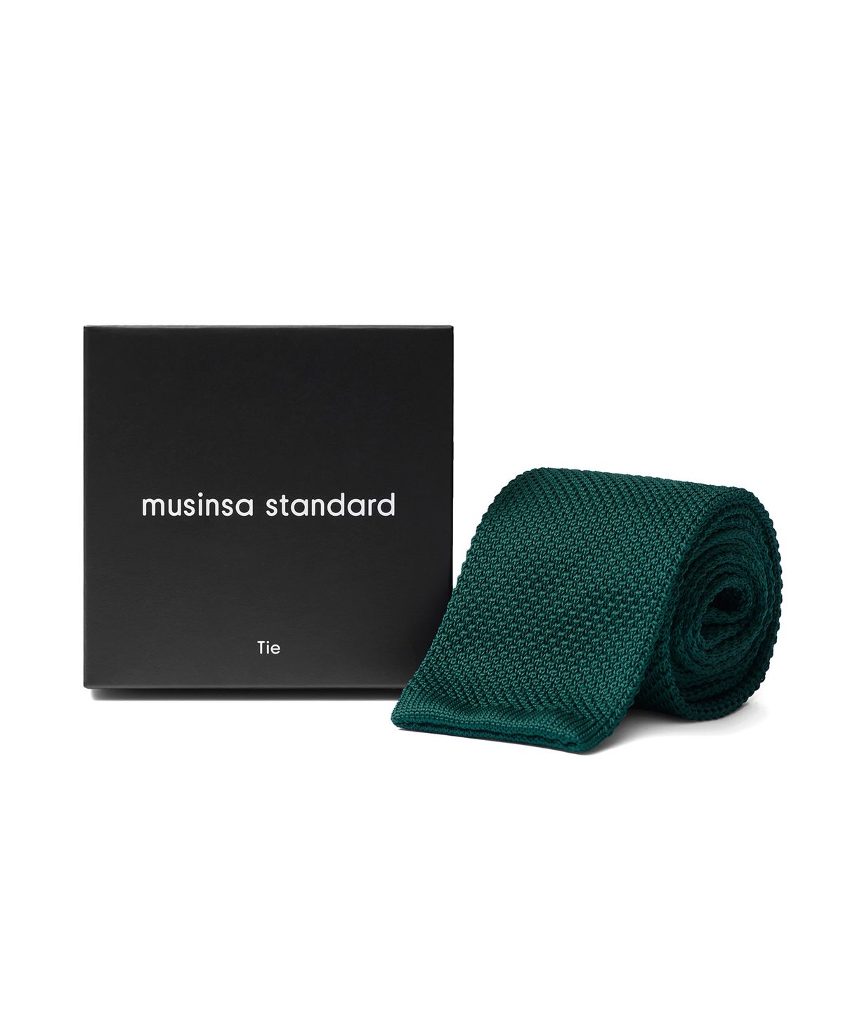 무신사 스탠다드(MUSINSA STANDARD) 솔리드 니트 넥타이 [그린]