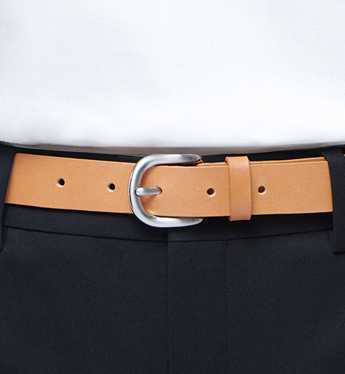 무신사 스탠다드 우먼(MUSINSA STANDARD WOMAN) 우먼즈 베이식 이탈리안 레더 벨트_23mm