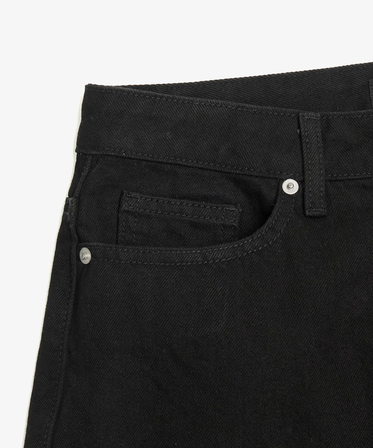 토피(TOFFEE) 와이드 데님 팬츠 (BLACK)