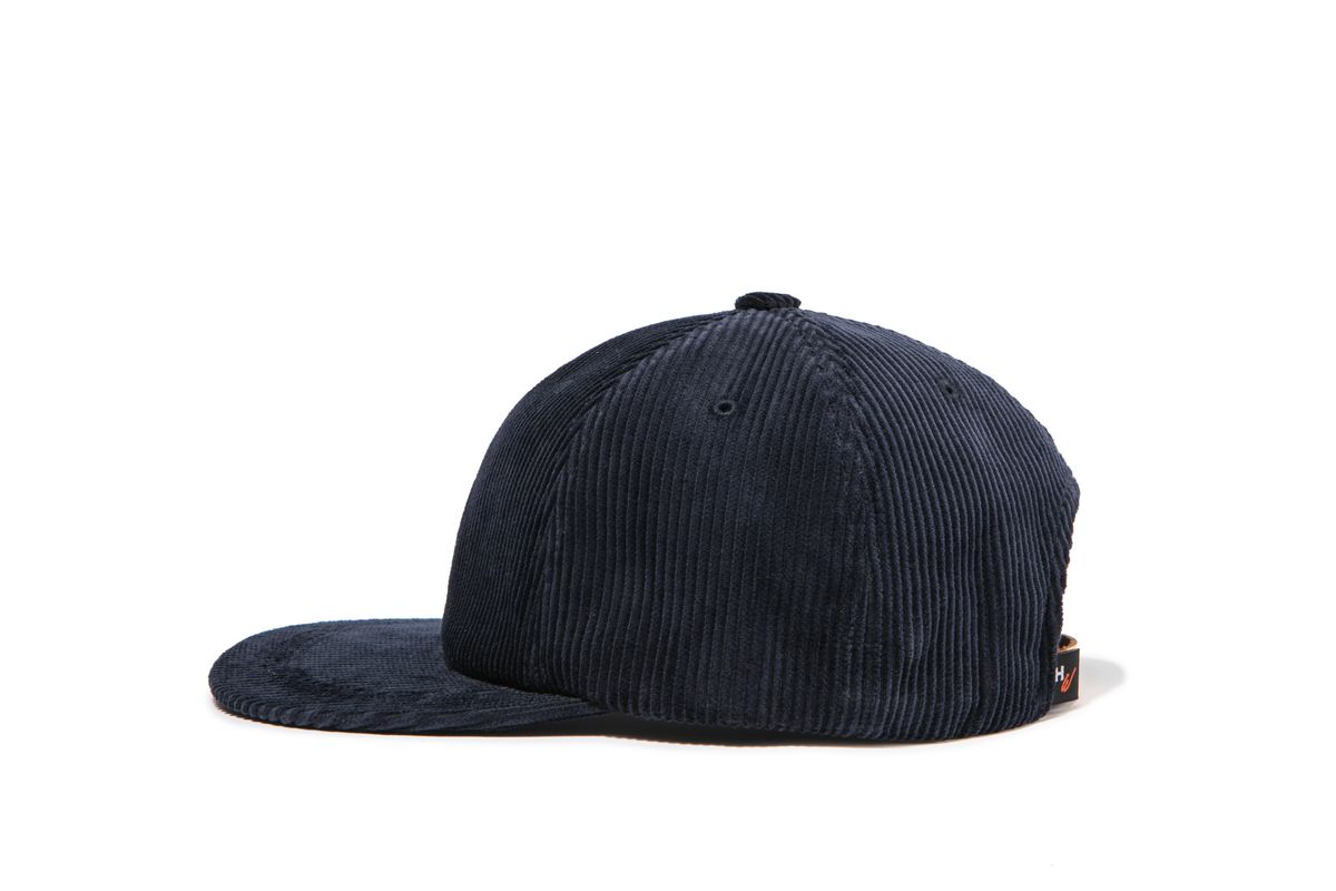 해드랩스(HEADWRAPS) 남녀공용 무지 골지 6패널 네이비