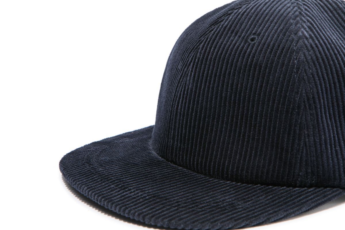 해드랩스(HEADWRAPS) 남녀공용 무지 골지 6패널 네이비