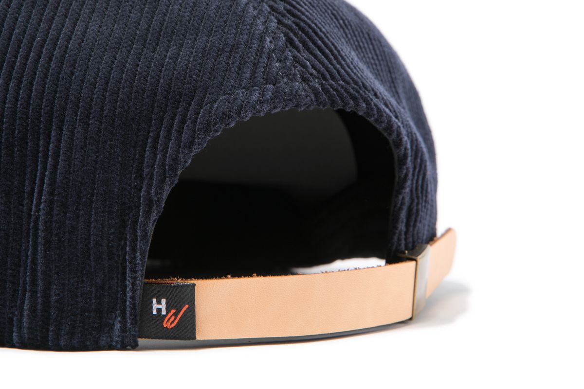 해드랩스(HEADWRAPS) 남녀공용 무지 골지 6패널 네이비