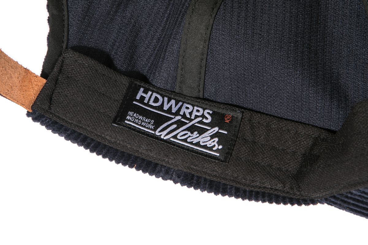 해드랩스(HEADWRAPS) 남녀공용 무지 골지 6패널 네이비