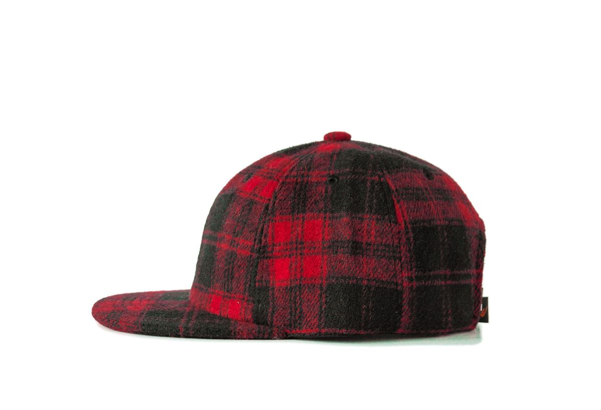 해드랩스(HEADWRAPS) 남녀공용 윈터 체크 레드