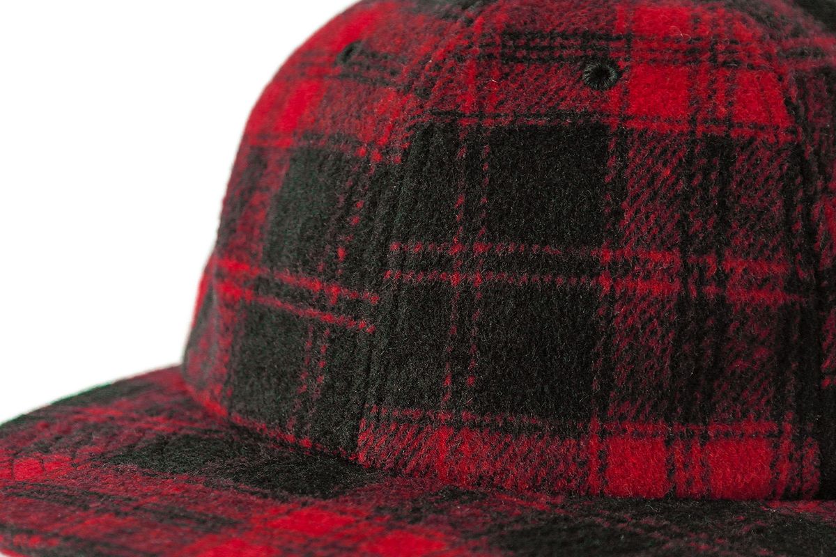 해드랩스(HEADWRAPS) 남녀공용 윈터 체크 레드