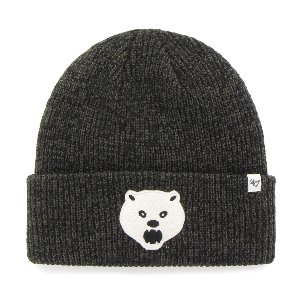 47브랜드(47 BRAND) WASHINGTON BEARS CHARCOAL BLACK FIVES LANCASTER 47 CUFF KNIT