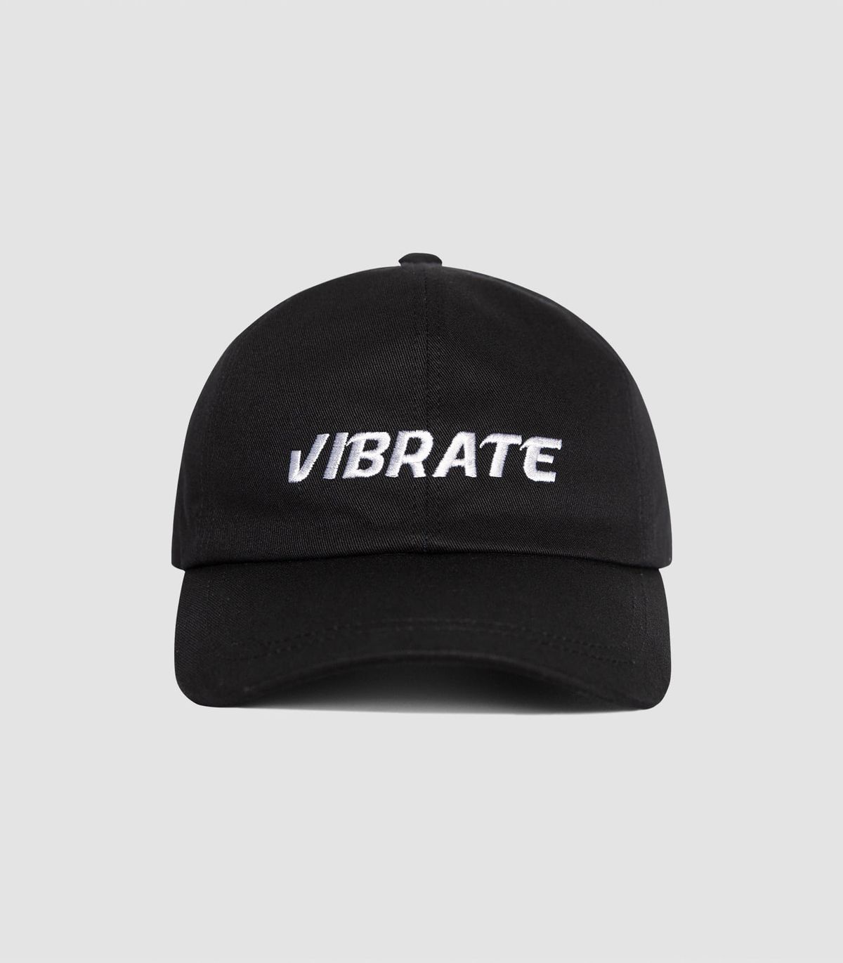바이브레이트(VIBRATE) SIGNATURE NAME BALL CAP (black)