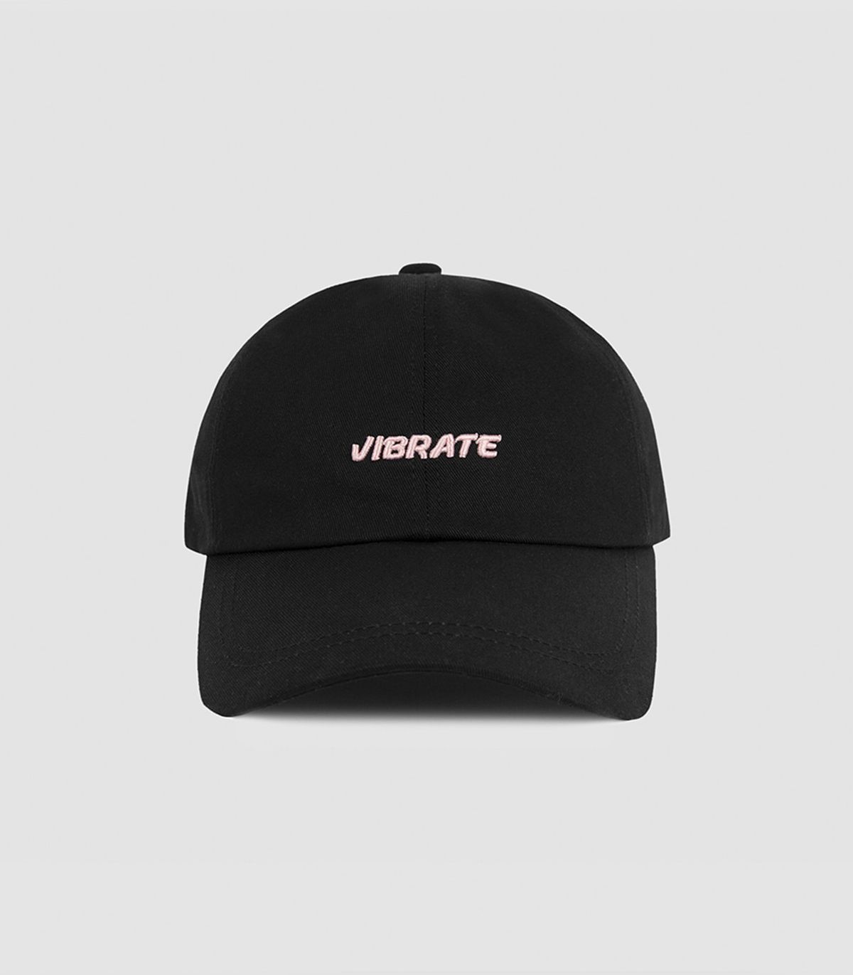 바이브레이트(VIBRATE) 3D BASIC BALL CAP (light pink&black)