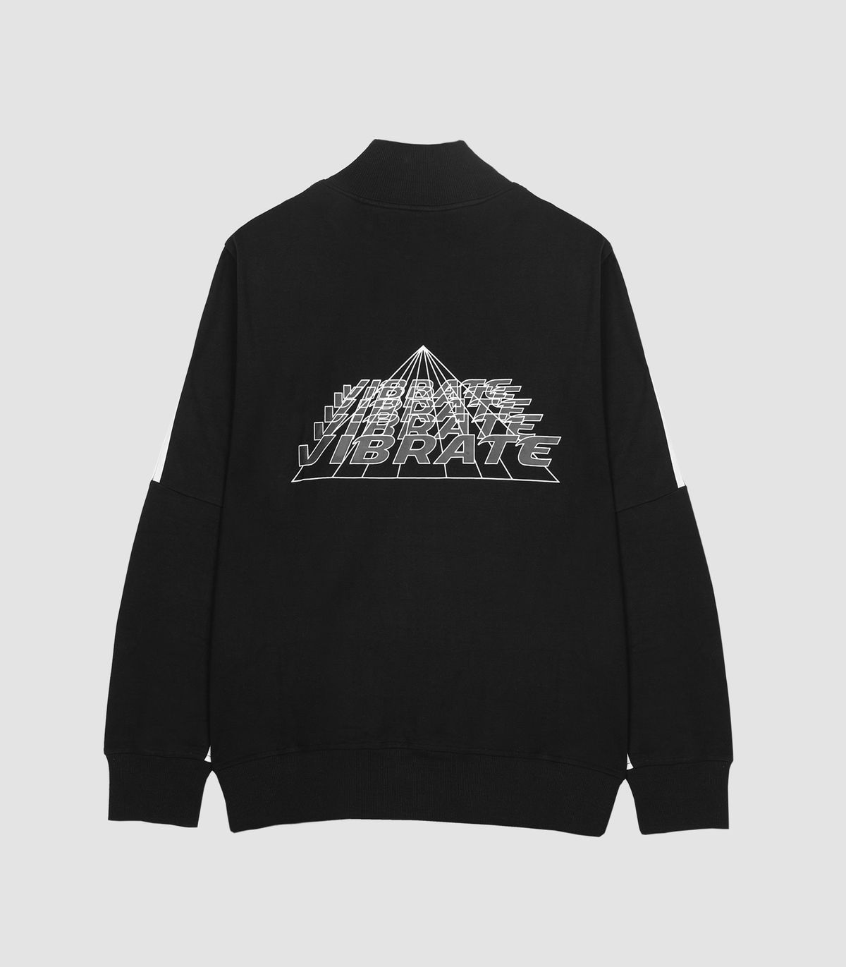 바이브레이트(VIBRATE) SPACE TRIP ART WORK ZIPUP (BLACK)
