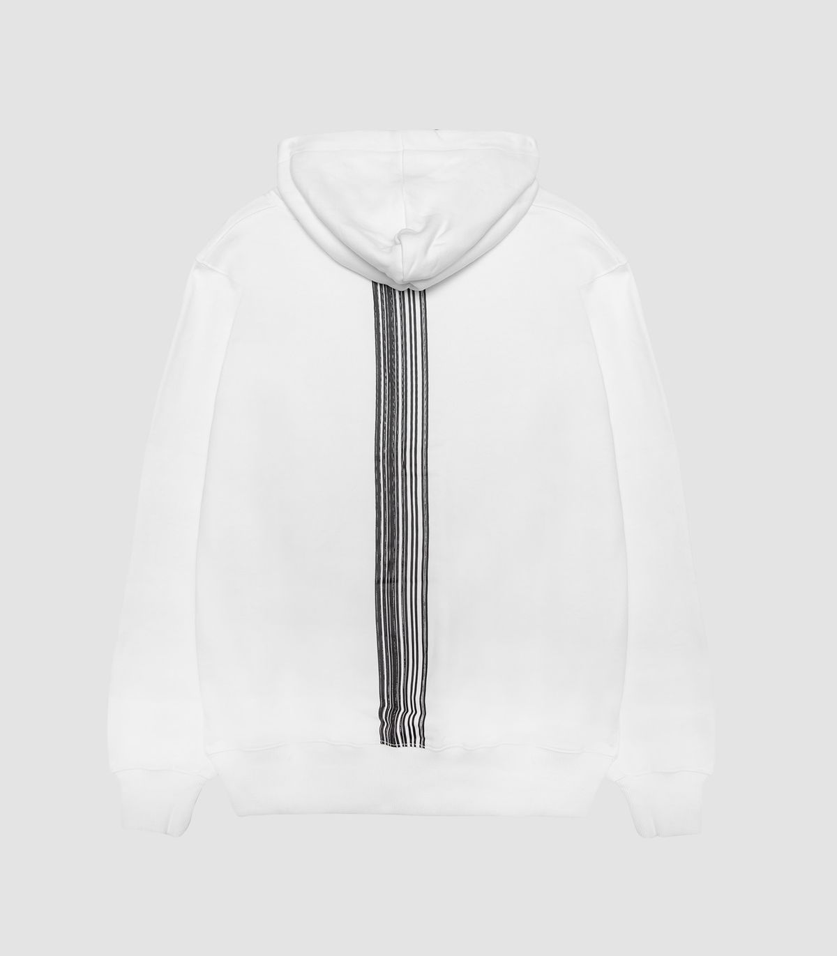 바이브레이트(VIBRATE) MINI LOGO BASIC HOODIE (WHITE)