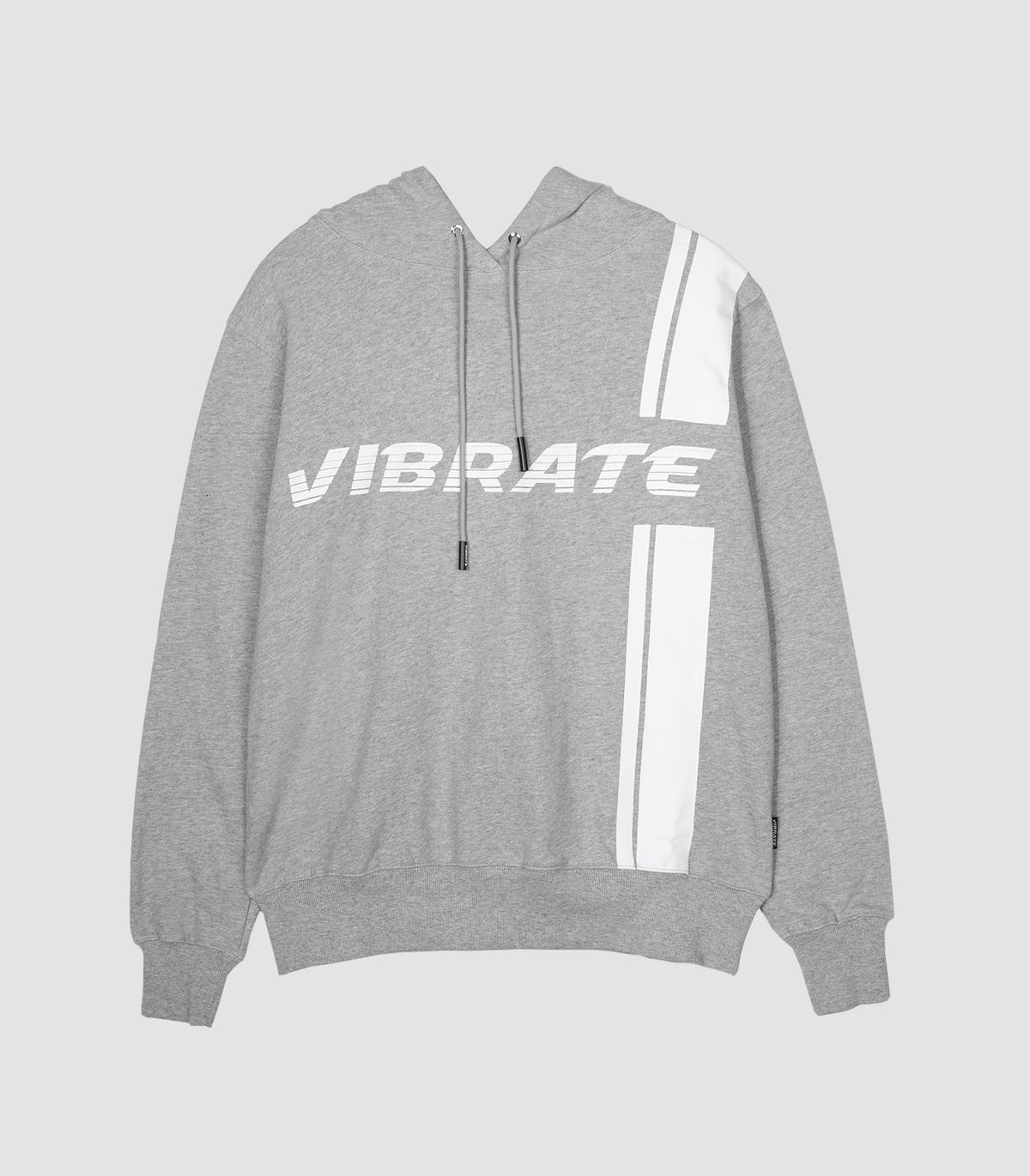 바이브레이트(VIBRATE) TRAFFIC ROAD LOGO HOODIE (GRAY)