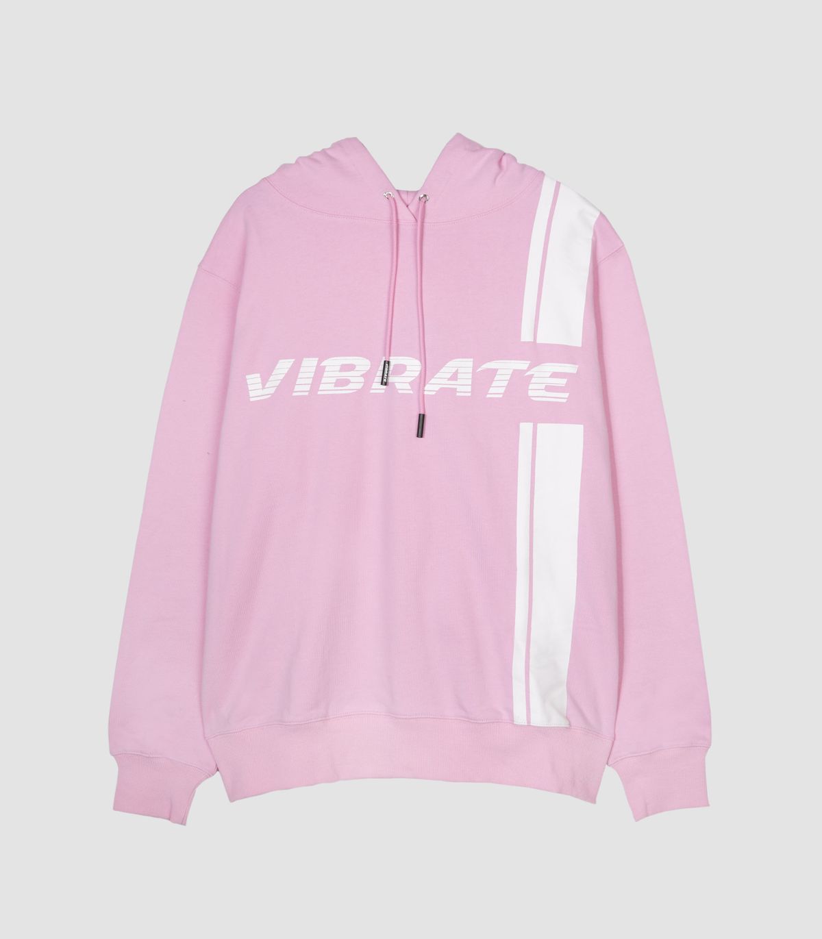 바이브레이트(VIBRATE) TRAFFIC ROAD LOGO HOODIE (PINK)
