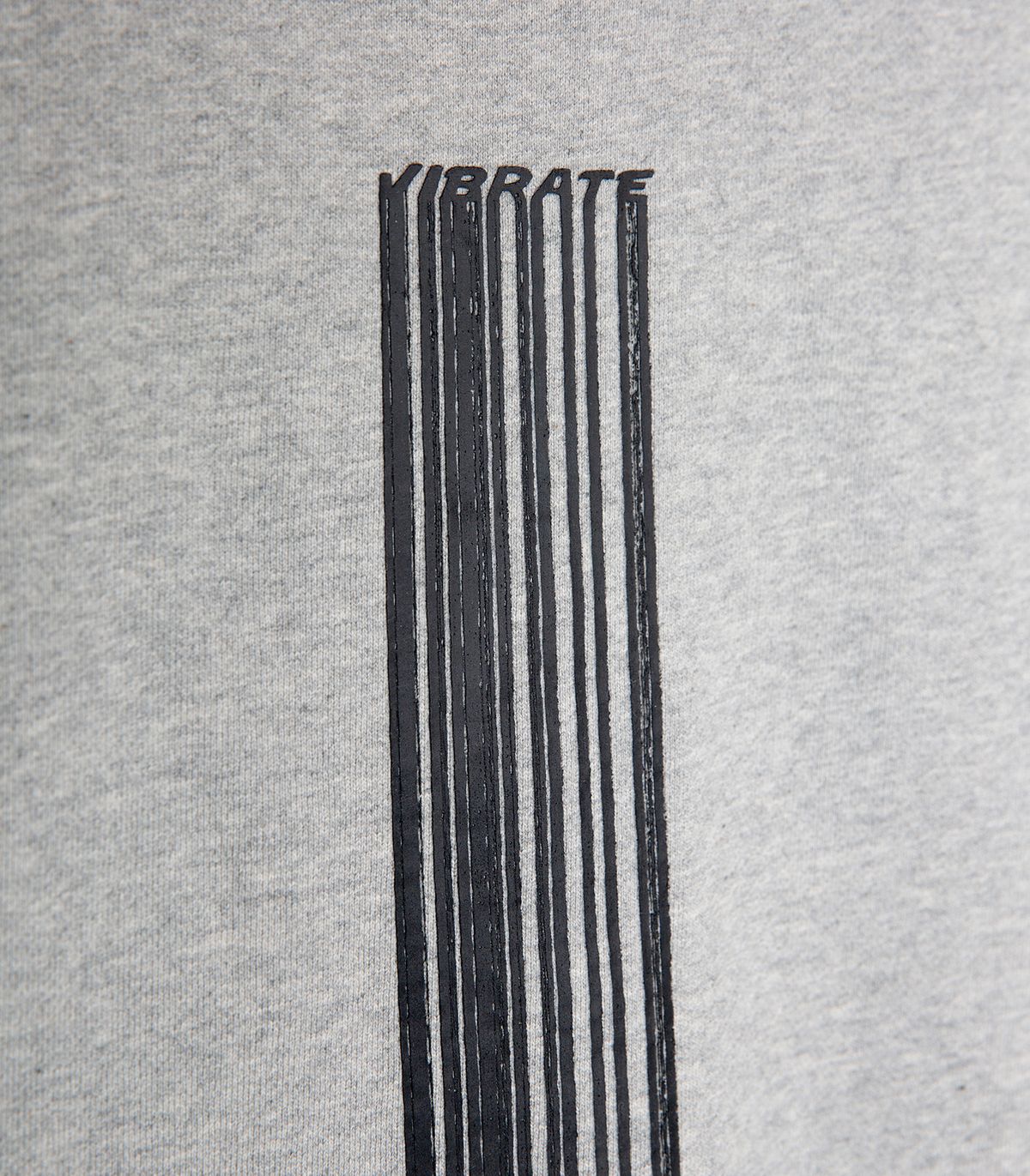 바이브레이트(VIBRATE) BARCODE LOGO SWEAT SHIRT VER.2 (GRAY)