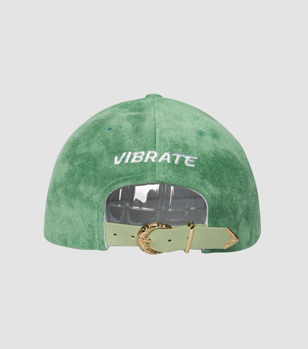 바이브레이트(VIBRATE) SIGNATURE NAME SNAPBACK (SUEDE GREEN)