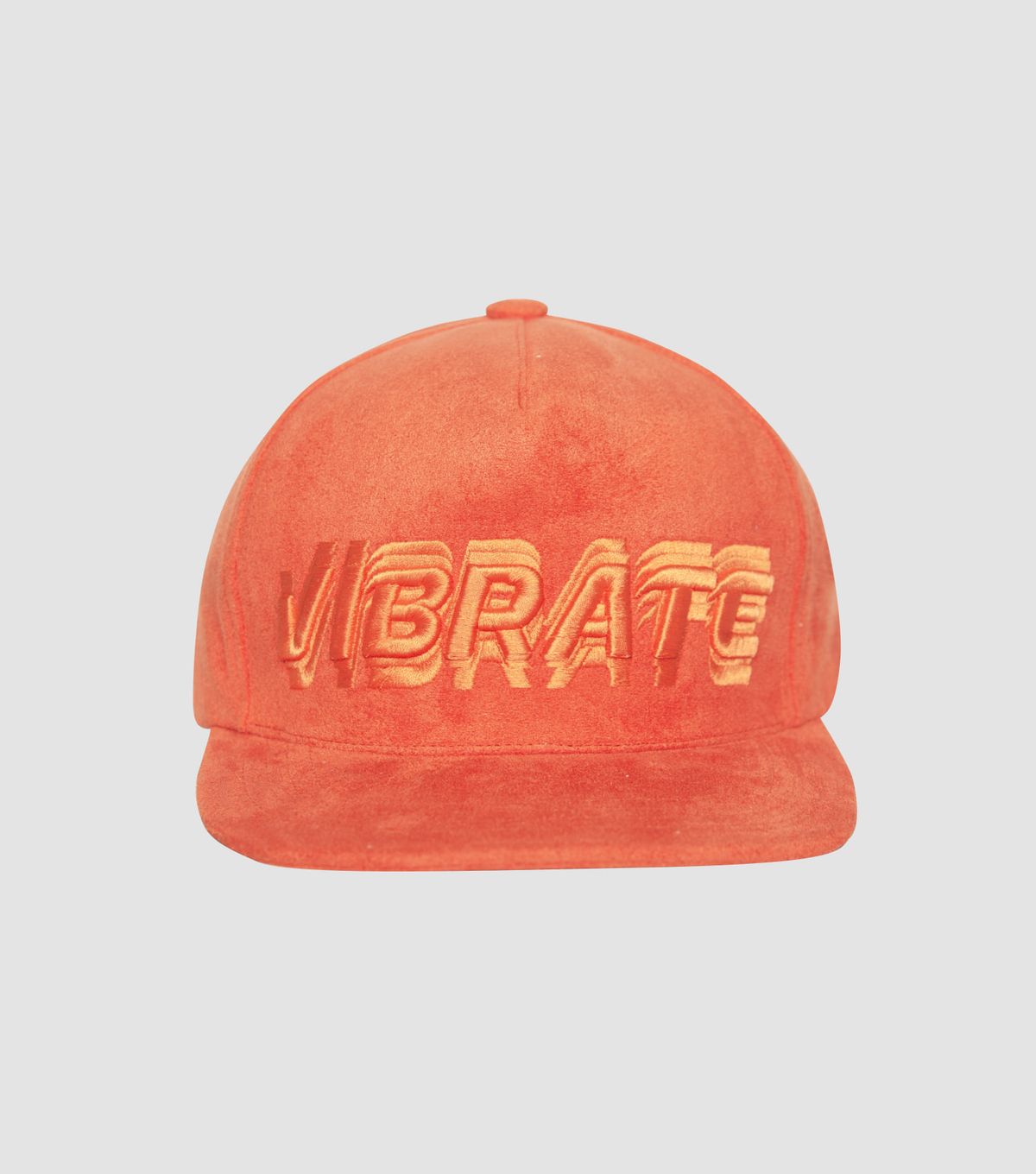 바이브레이트(VIBRATE) SIGNATURE NAME SNAPBACK (SUEDE ORANGE)