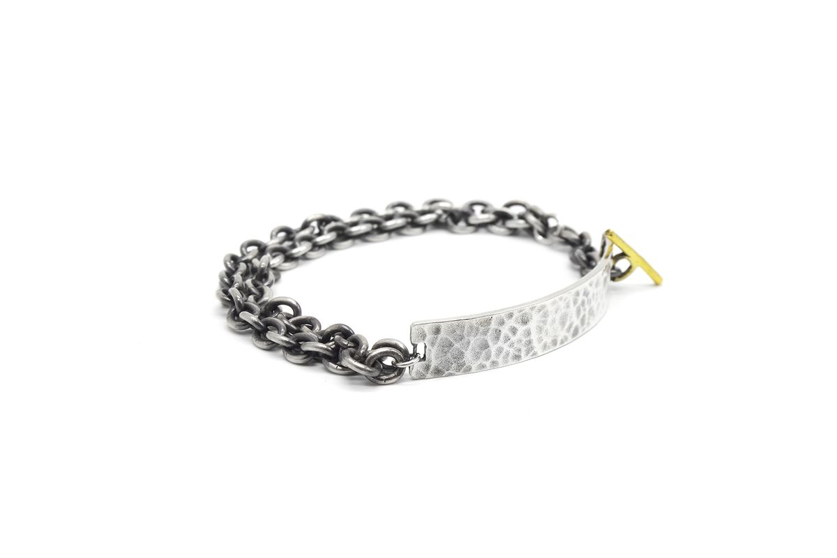 오드콜렛(ODDCOLLET) [SILVER925]ID plate chain (S)