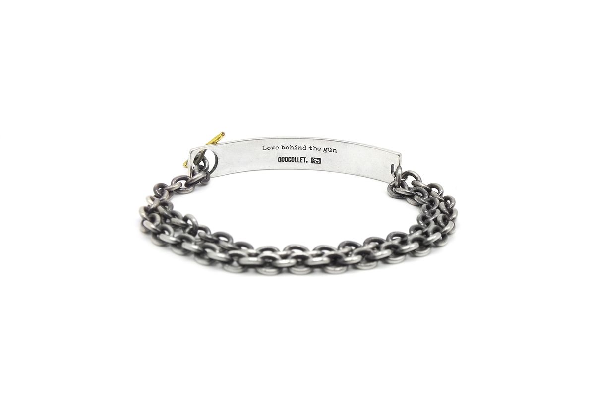 오드콜렛(ODDCOLLET) [SILVER925]ID plate chain (S)