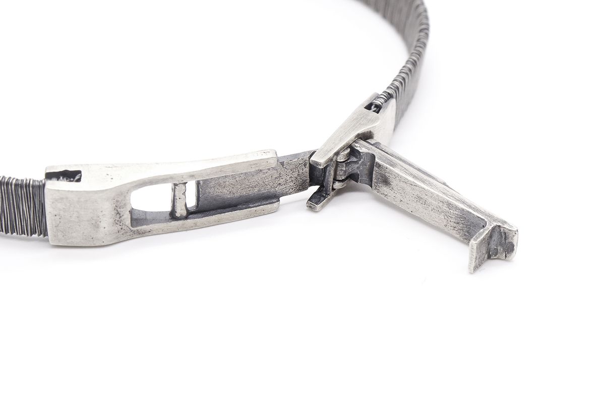 오드콜렛(ODDCOLLET) [SILVER925]Bullet bracelet (coiled)
