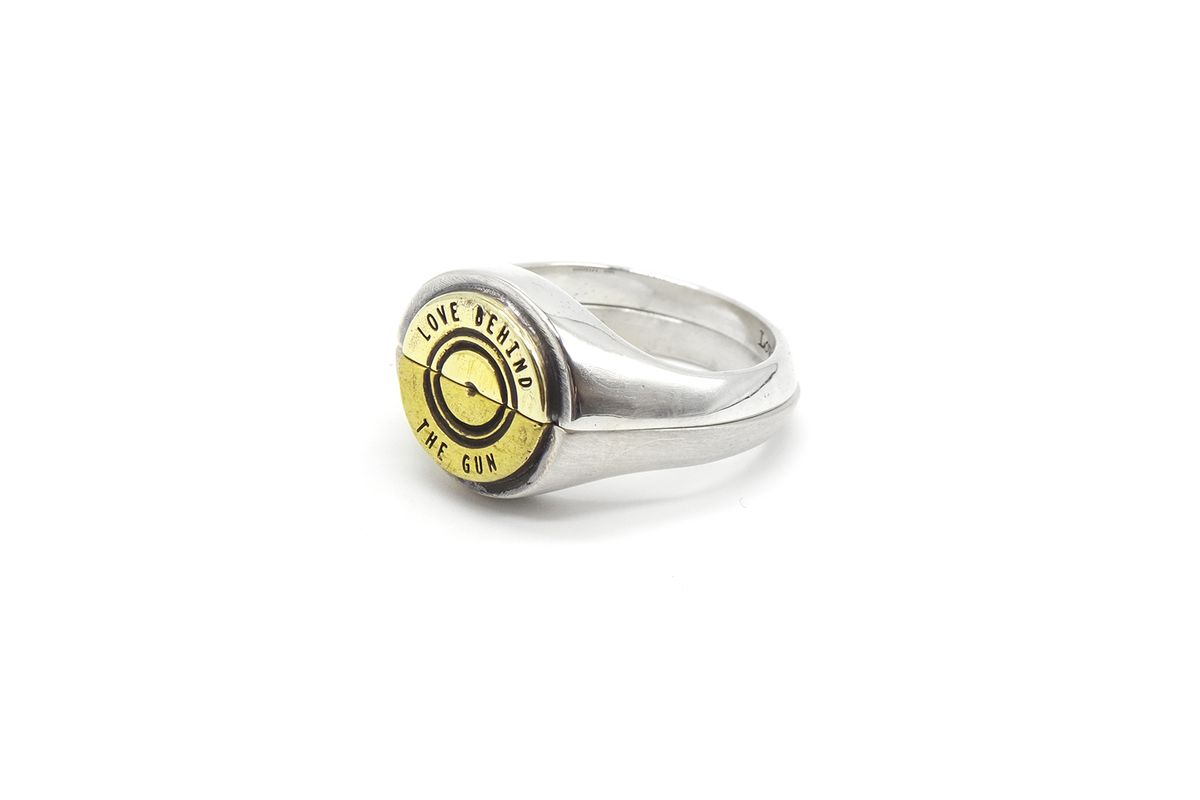 오드콜렛(ODDCOLLET) [SILVER925]Half bullet ring
