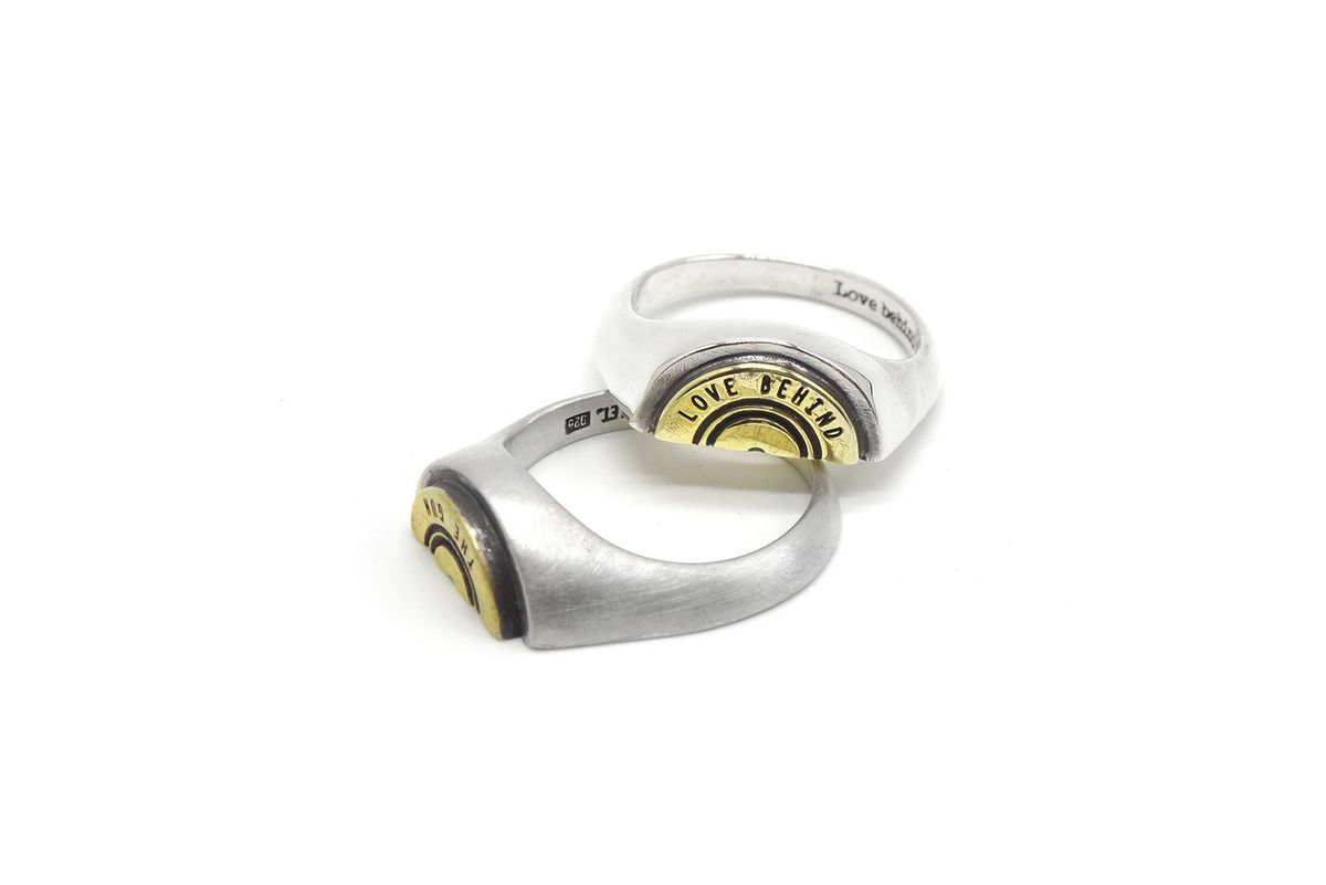 오드콜렛(ODDCOLLET) [SILVER925]Half bullet ring