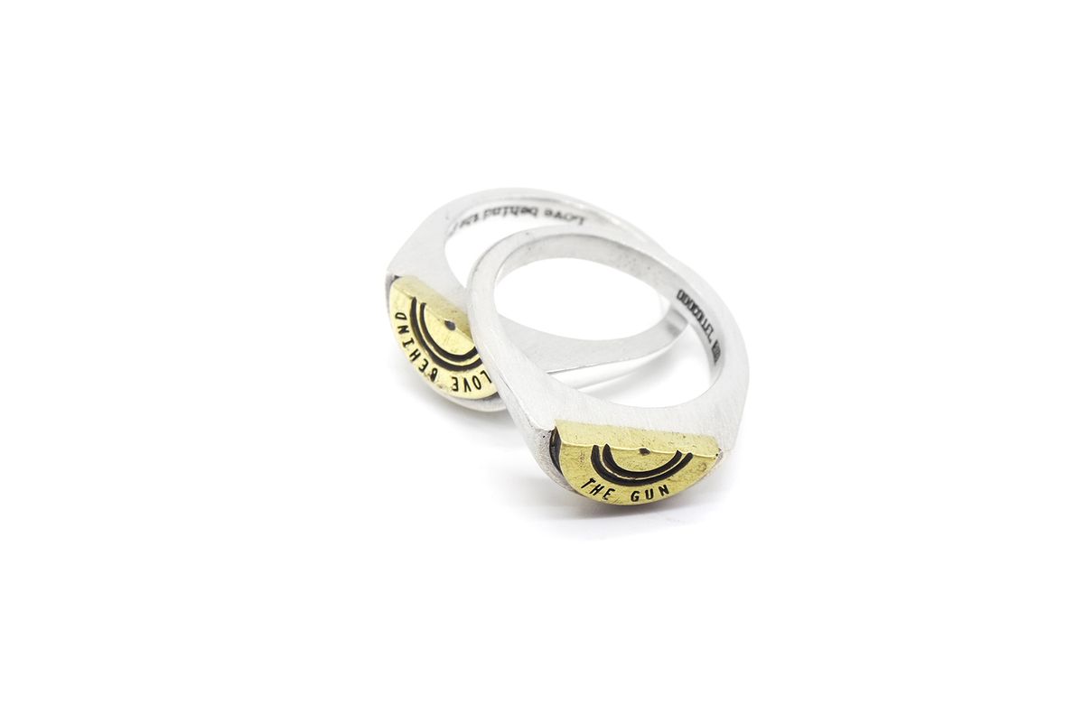 오드콜렛(ODDCOLLET) [SILVER925]Half bullet ring