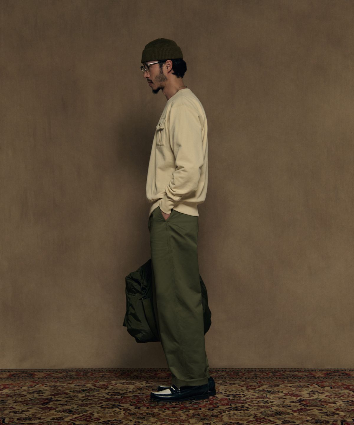 브론슨(BRONSON) 1942 US Army Chino Trousers Khaki