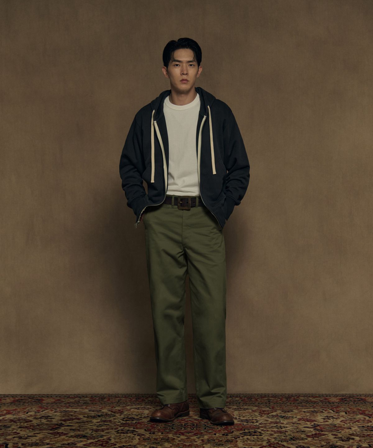 브론슨(BRONSON) 1942 US Army Chino Trousers Khaki