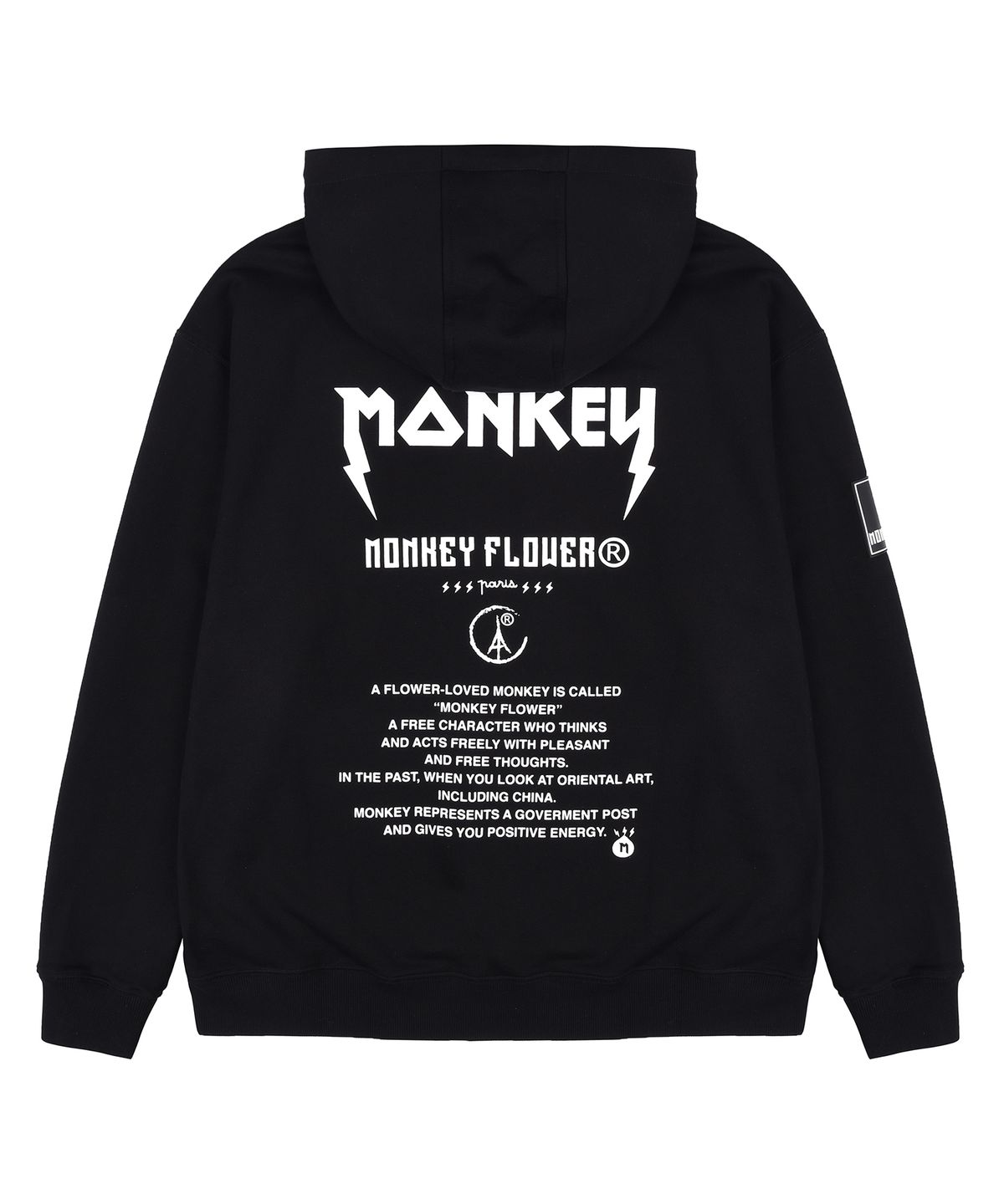 몽키플라워(Monkey Flower) 공용 전면라벨 포인트 맨투맨 MF9WMT19U