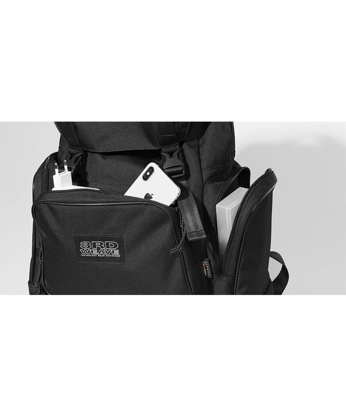 써드위브(THIRDWEAVE) 3 POCKET BACKPACK / BLACK