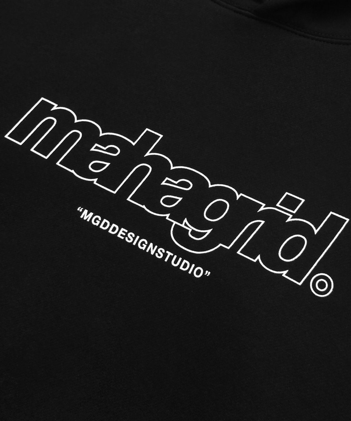 마하그리드(MAHAGRID) THIRD LOGO HOODIE BLACK(MG2BSMM430A)