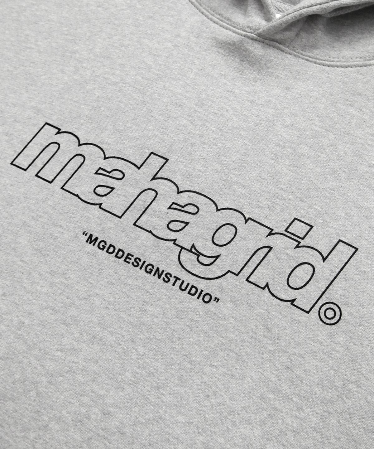 마하그리드(MAHAGRID) THIRD LOGO HOODIE GREY(MG2BSMM430A)