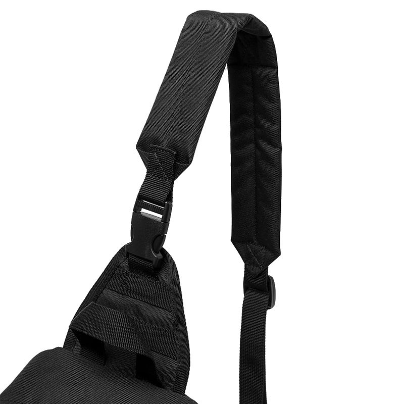 MUSINSA | KIRSH Pocket Technical Sling Bag [Black]