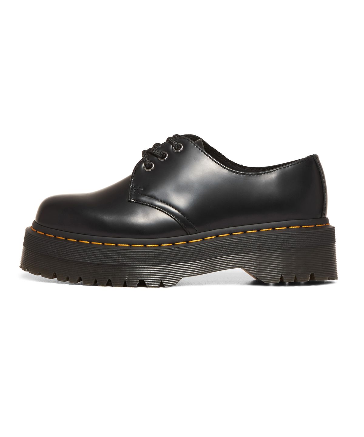 닥터마틴(DR.MARTENS) 1461 쿼드 블랙 폴리시드 스무스 / 25567001