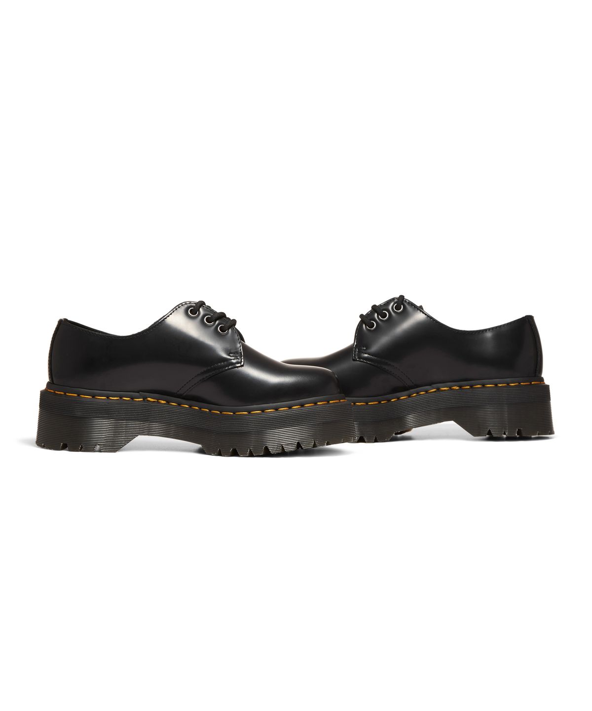 닥터마틴(DR.MARTENS) 1461 쿼드 블랙 폴리시드 스무스 / 25567001