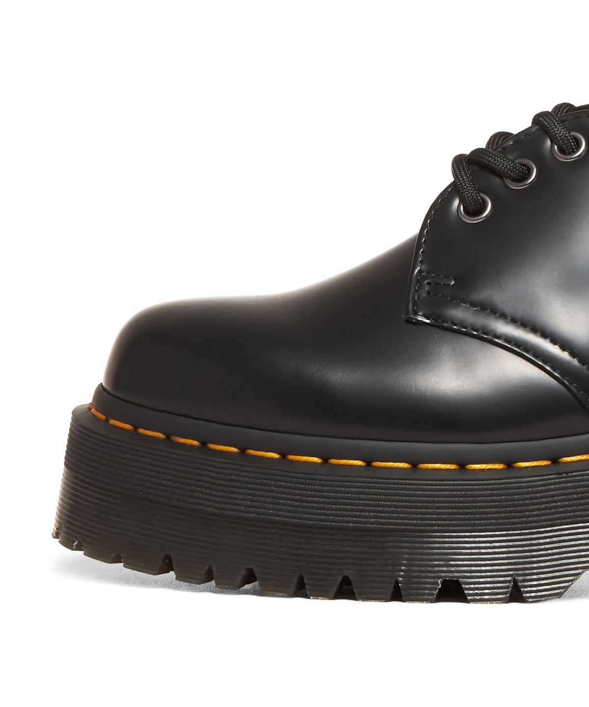 닥터마틴(DR.MARTENS) 1461 쿼드 블랙 폴리시드 스무스 / 25567001