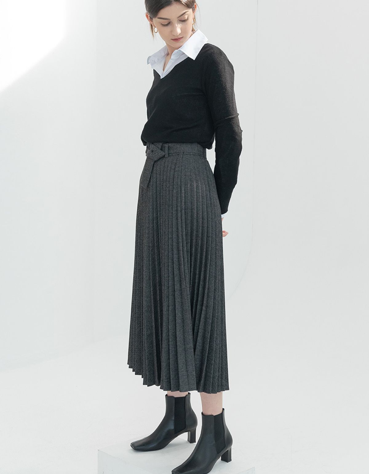 세컨데일리(SECONDAILY) [HAND MADE] 루카스(Lukas) 첼시부츠_블랙