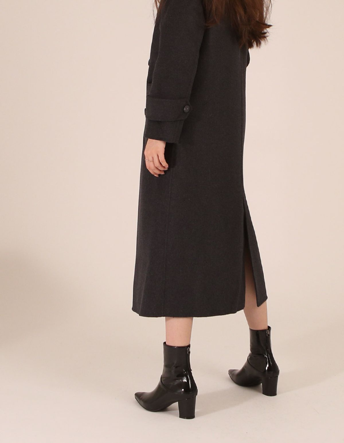 세컨데일리(SECONDAILY) [HAND MADE] 산드라(Sandra) 앵클부츠_블랙