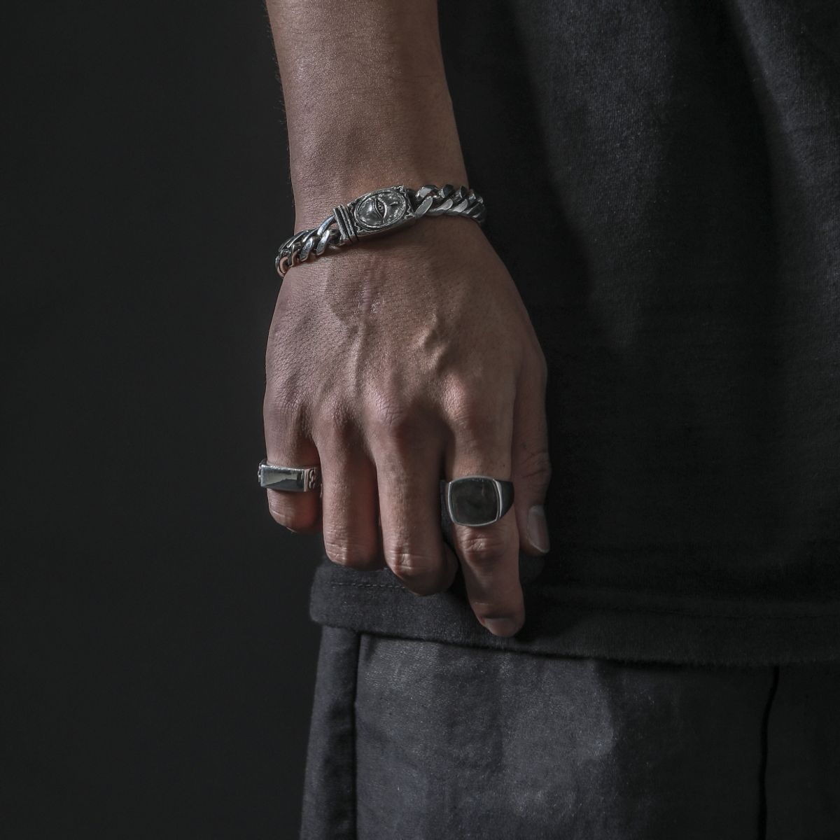스팅925(STING925) Square Bold Ring