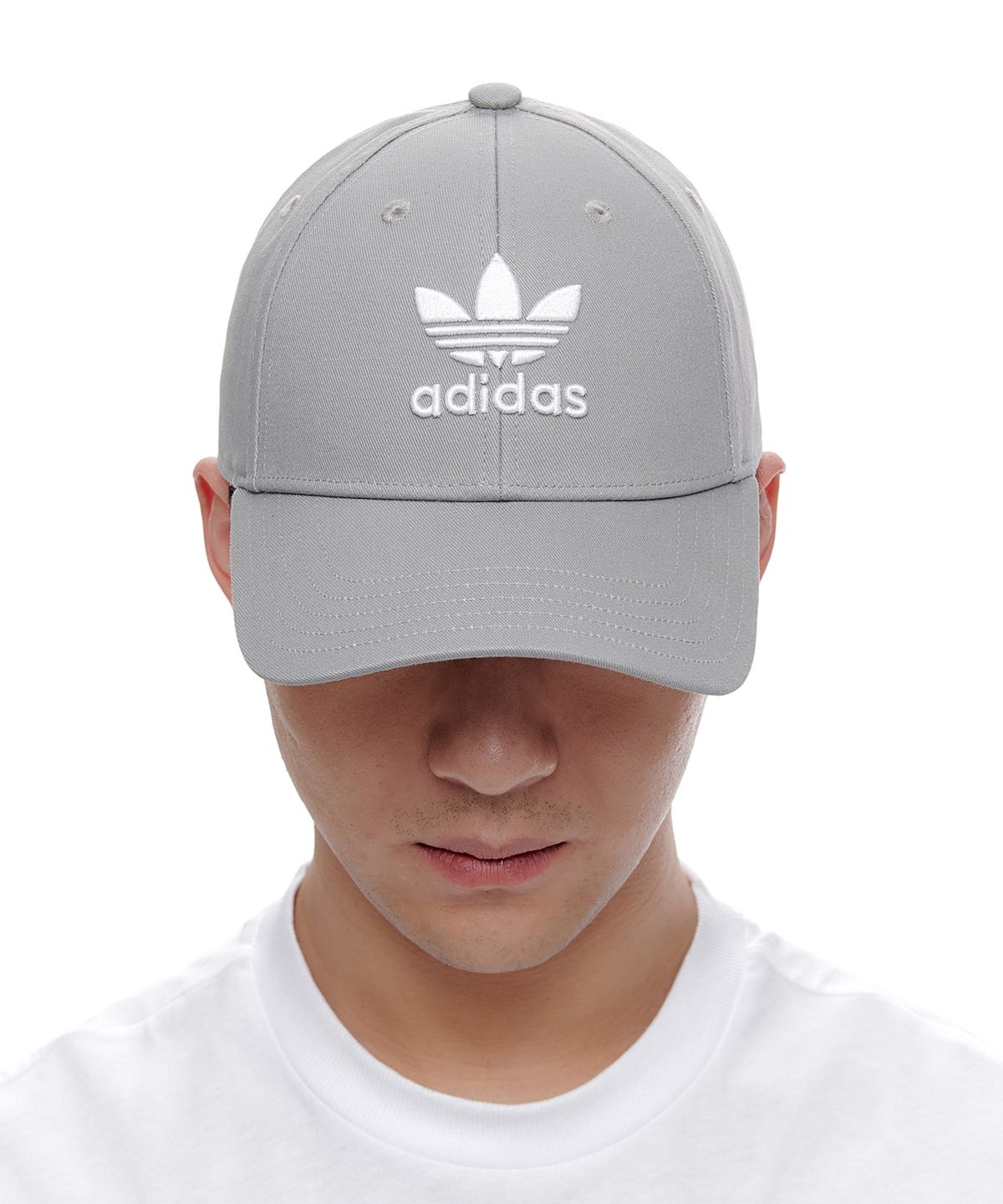 아디다스(ADIDAS) 베이스볼 클래식 트레포일 캡 - 그레이 / FM1326