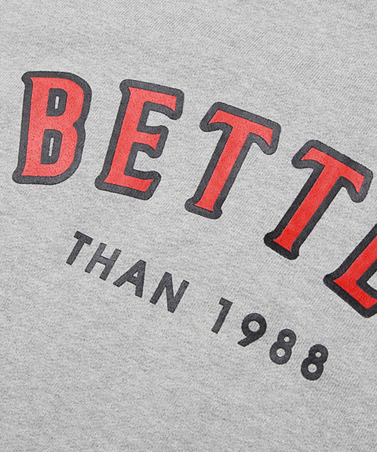 베러댄88(BETTERTHAN88) M4002CG 몬태나 오버핏 675g 워싱 헤비원단 맨투맨 클라우드그레이