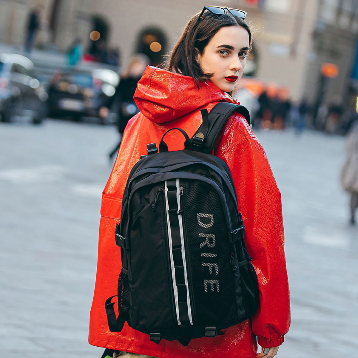 드라이프(DRIFE) MEDIAN BACKPACK - BLACK