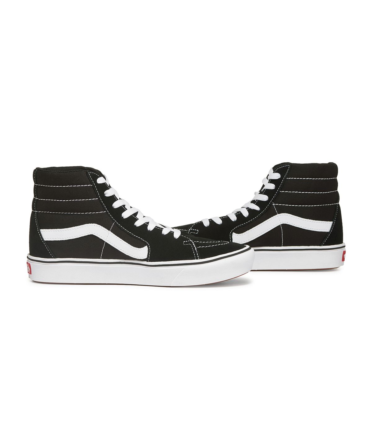 반스(VANS) 컴피쿠시 스케이트 하이 - (클래식) 블랙:화이트 / VN0A3WMBVNE1