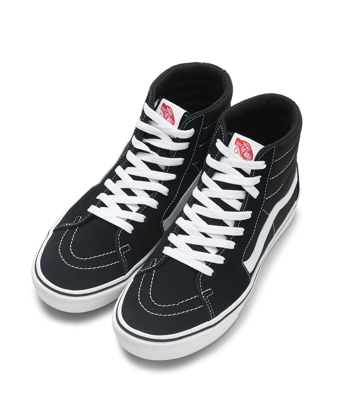반스(VANS) 컴피쿠시 스케이트 하이 - (클래식) 블랙:화이트 / VN0A3WMBVNE1