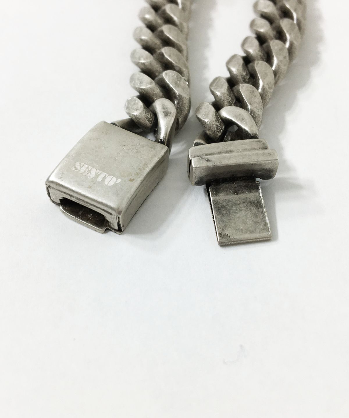섹스토(SEXTO) [팔찌][써지컬스틸]130 RDC Chain Bracelet Vintage Silver