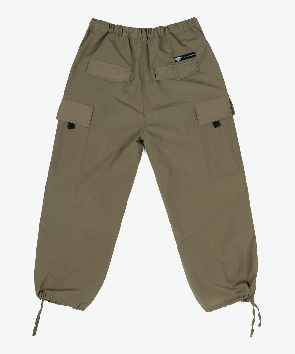 피스메이커(PIECE MAKER) NYLON 2 TUCK POCKET PANTS (KHAKI OLIVE)